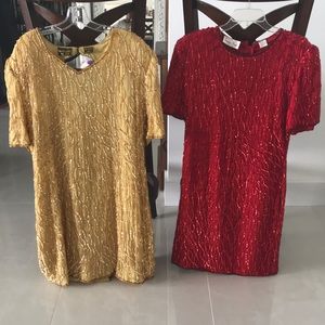 Good sequence dress perfect condition 3x